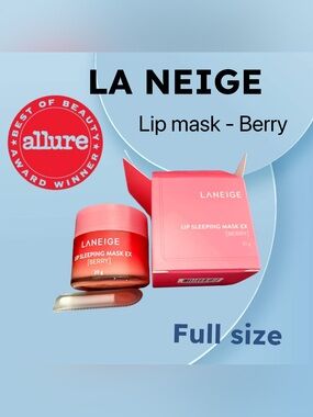 ⬇️🌟🇰🇷🆕NIB LANEIGE | FULL | Award winning Moisture Boost Berry Lip Mask*